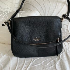 Beautiful black leather purse.